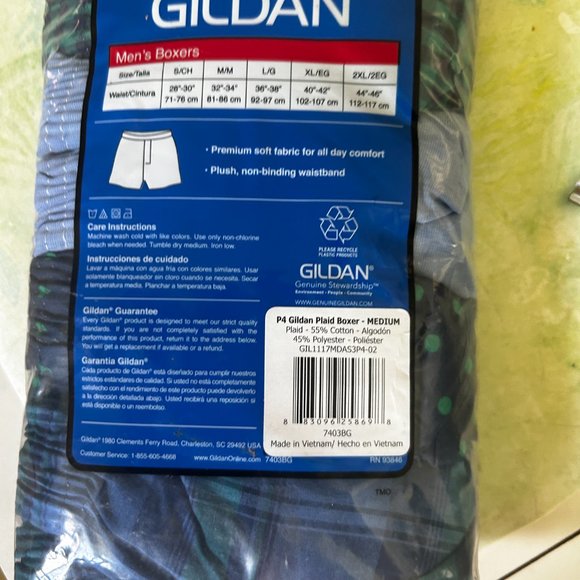 BRAND NEW GILDAN MENS BOXERS 4PACK - Picture 3 of 3